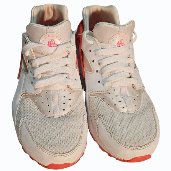 Nike Air Huarache Run GS 'White Racer Pink' 654280-108 6.5 Youth / Womens 8 EUC - Picture 6 of 15
